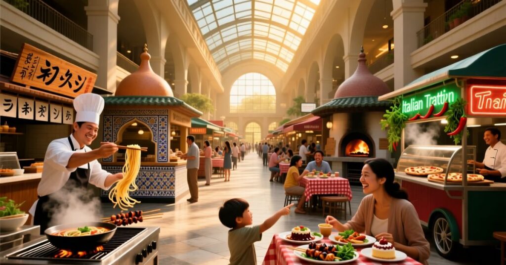 Global Cuisines Under One Roof