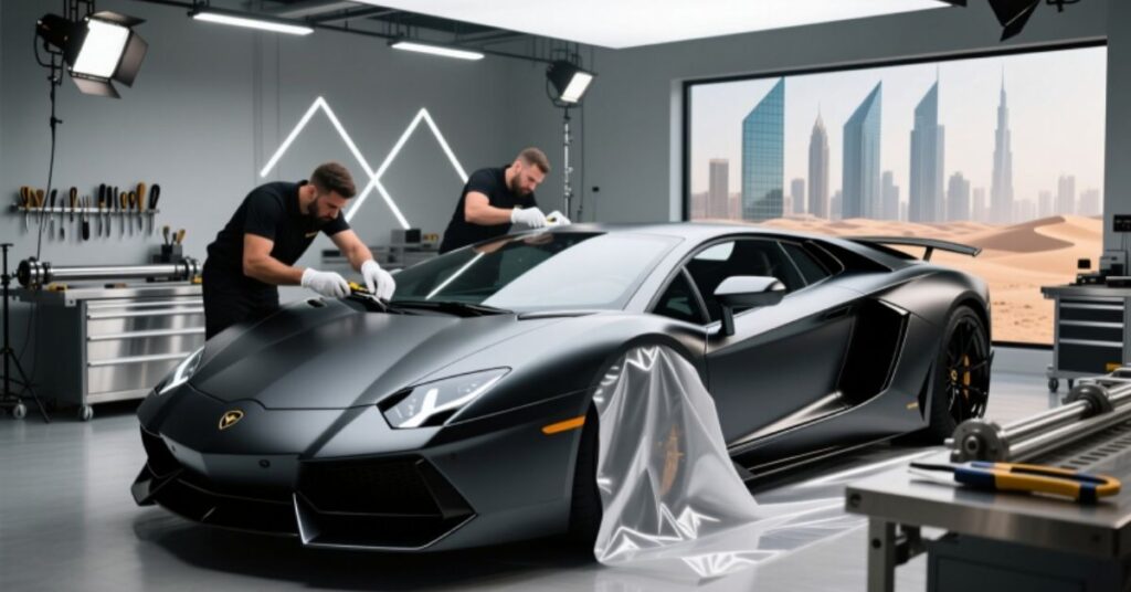best car wrapping dubai