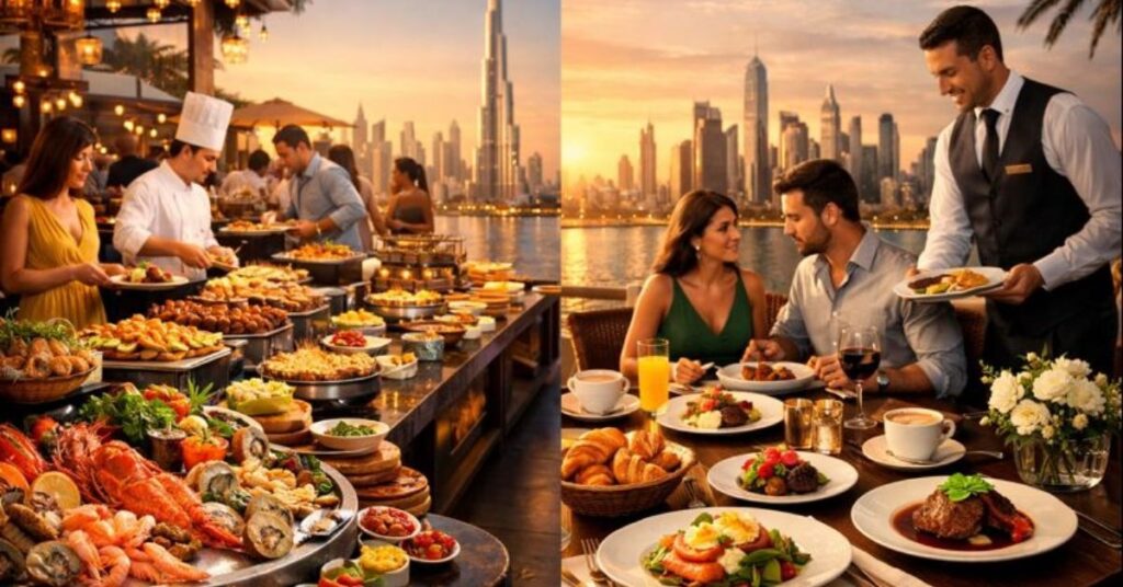 Buffet vs Brunch Dubai